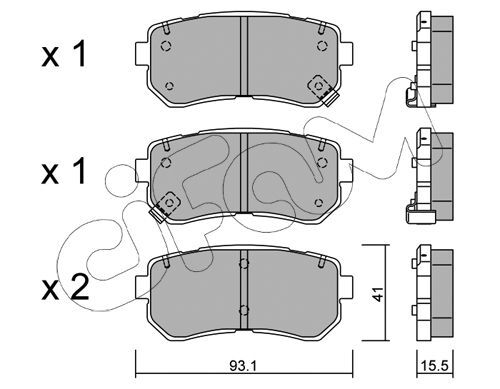 set placute frana,frana disc 822-725-0 CIFAM - Frana disc set placute frana,frana disc 822-725-0 CIFAM - Frana disc