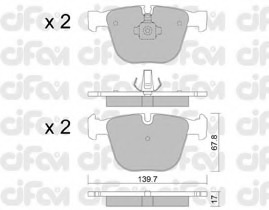 set placute frana,frana disc 822-773-0 CIFAM - Frana disc set placute frana,frana disc 822-773-0 CIFAM - Frana disc