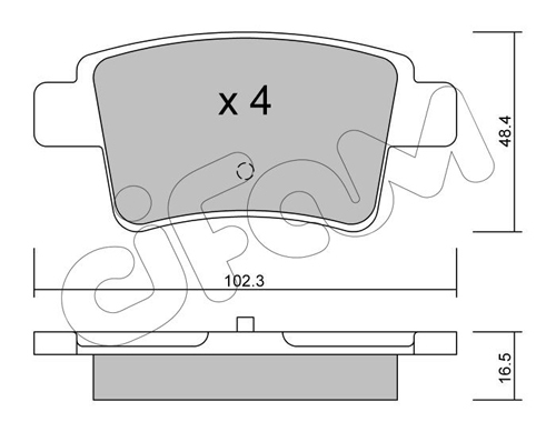 set placute frana,frana disc 822-801-0 CIFAM - Frana disc set placute frana,frana disc 822-801-0 CIFAM - Frana disc