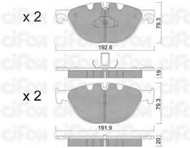 set placute frana,frana disc 822-830-0 CIFAM - Frana disc set placute frana,frana disc 822-830-0 CIFAM - Frana disc