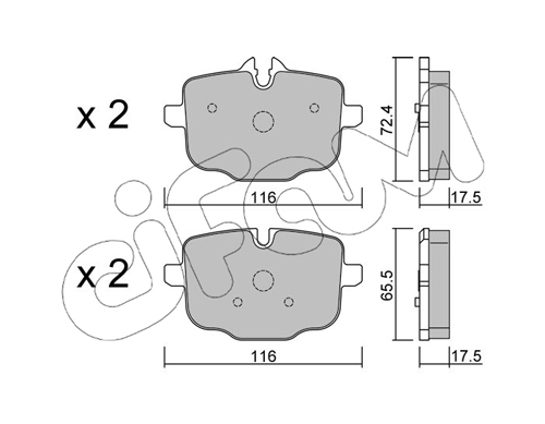 set placute frana,frana disc 822-921-0 CIFAM - Frana disc set placute frana,frana disc 822-921-0 CIFAM - Frana disc