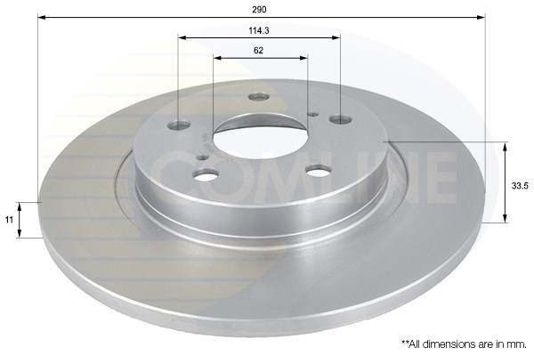 Disc frana ADC01151 COMLINE - Disc frana Disc frana ADC01151 COMLINE - Disc frana