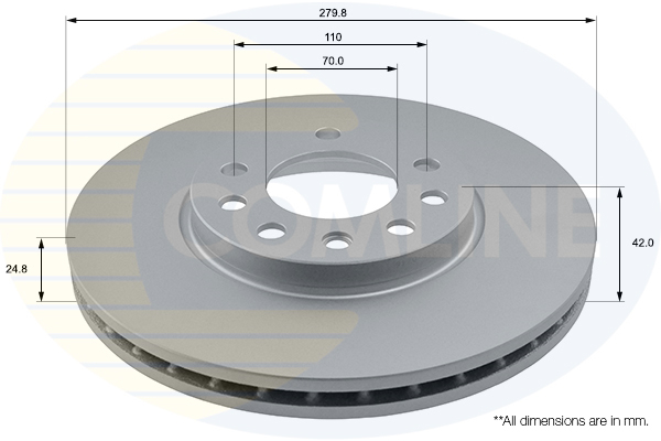 Disc frana ADC1113V COMLINE - Frana disc Disc frana ADC1113V COMLINE - Frana disc