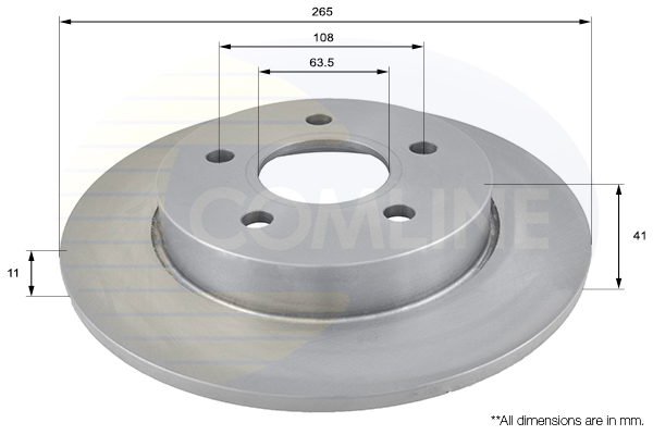 Disc frana ADC1228 COMLINE - Frana disc