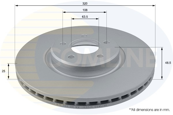 Disc frana ADC1242V COMLINE - Frana disc Disc frana ADC1242V COMLINE - Frana disc