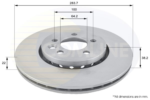 Disc frana ADC1318V COMLINE - Disc frana Disc frana ADC1318V COMLINE - Disc frana