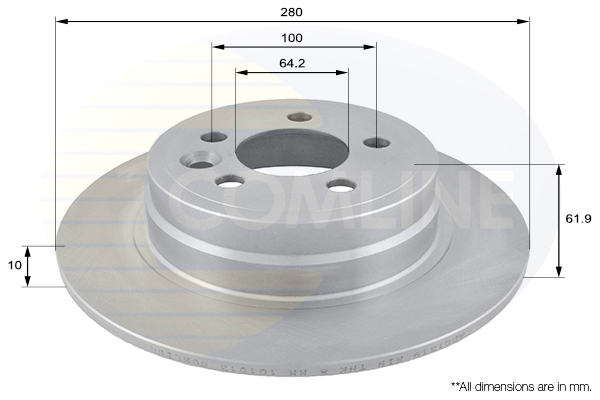 Disc frana ADC1319 COMLINE - Disc frana Disc frana ADC1319 COMLINE - Disc frana