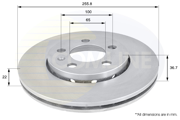 Disc frana ADC1407V COMLINE - Disc frana Disc frana ADC1407V COMLINE - Disc frana
