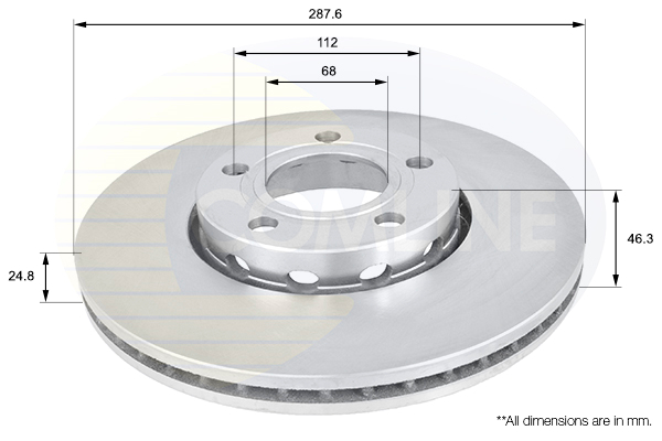 Disc frana ADC1417V COMLINE - Disc frana Disc frana ADC1417V COMLINE - Disc frana