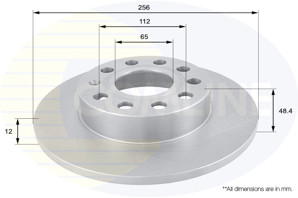 Disc frana ADC1448 COMLINE - Disc frana Disc frana ADC1448 COMLINE - Disc frana