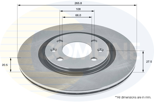 Disc frana ADC1504V COMLINE - Frana disc Disc frana ADC1504V COMLINE - Frana disc