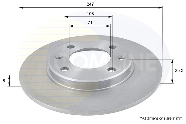 Disc frana ADC1512 COMLINE - Frana disc Disc frana ADC1512 COMLINE - Frana disc