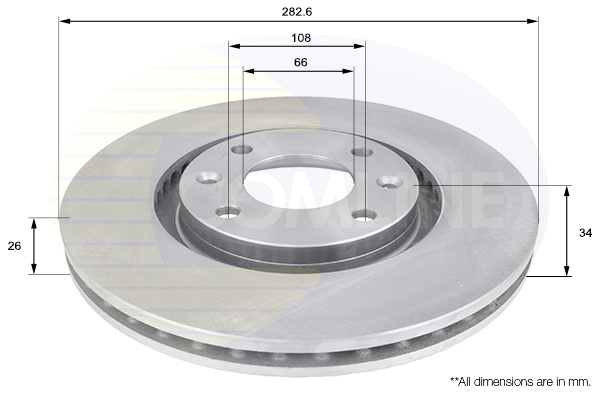 Disc frana ADC1519V COMLINE - Disc frana Disc frana ADC1519V COMLINE - Disc frana
