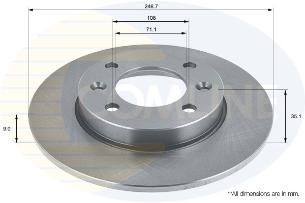 Disc frana ADC1531 COMLINE - Disc frana Disc frana ADC1531 COMLINE - Disc frana