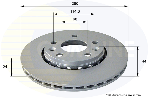 Disc frana ADC1585V COMLINE - Disc frana Disc frana ADC1585V COMLINE - Disc frana
