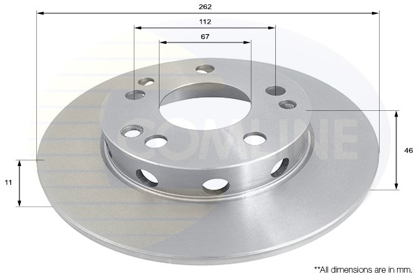 Disc frana ADC1601 COMLINE - Frana disc Disc frana ADC1601 COMLINE - Frana disc