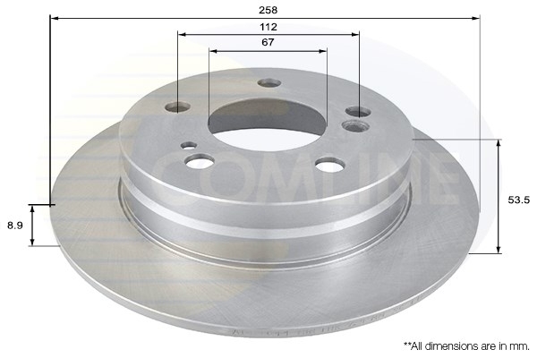 Disc frana ADC1611 COMLINE - Disc frana Disc frana ADC1611 COMLINE - Disc frana