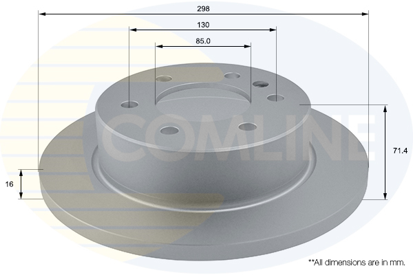 Disc frana ADC1639 COMLINE - Disc frana