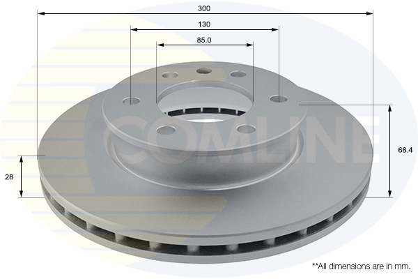 Disc frana ADC1640V COMLINE - Disc frana
