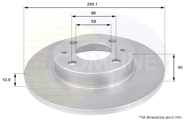 Disc frana ADC1801 COMLINE - Disc frana Disc frana ADC1801 COMLINE - Disc frana