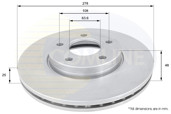 Disc frana ADC1912V COMLINE - Frana disc Disc frana ADC1912V COMLINE - Frana disc
