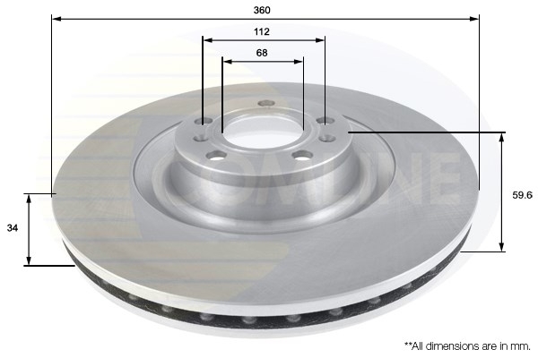 Disc frana ADC2607V COMLINE - Disc frana Disc frana ADC2607V COMLINE - Disc frana