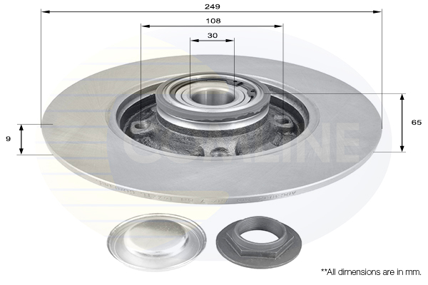 Disc frana ADC3002 COMLINE - Frana disc Disc frana ADC3002 COMLINE - Frana disc