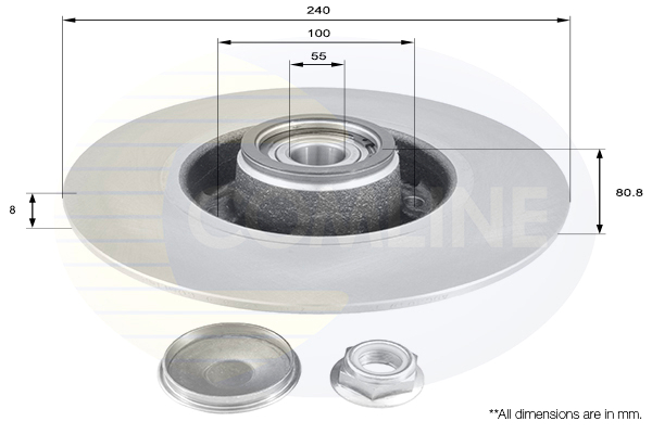 Disc frana ADC3010 COMLINE - Frana disc Disc frana ADC3010 COMLINE - Frana disc