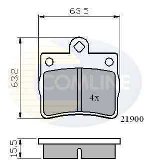 set placute frana,frana disc CBP0220 COMLINE - Set placute frana set placute frana,frana disc CBP0220 COMLINE - Set placute frana