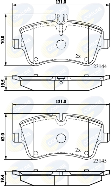 set placute frana,frana disc CBP0854 COMLINE - Set placute frana set placute frana,frana disc CBP0854 COMLINE - Set placute frana