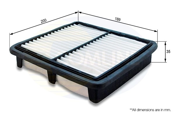 Filtru aer CDW12101 COMLINE - Filtru aer/ carcasa