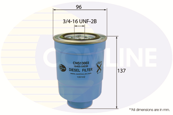 filtru combustibil CNS13003 COMLINE - Filtru combustibil filtru combustibil CNS13003 COMLINE - Filtru combustibil