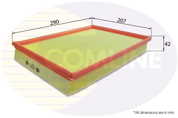 Filtru aer EAF038 COMLINE - Filtru aer/ carcasa