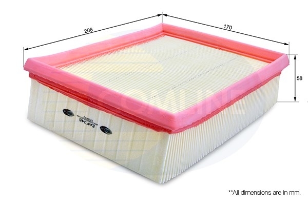 Filtru aer EAF346 COMLINE - Filtru aer/ carcasa