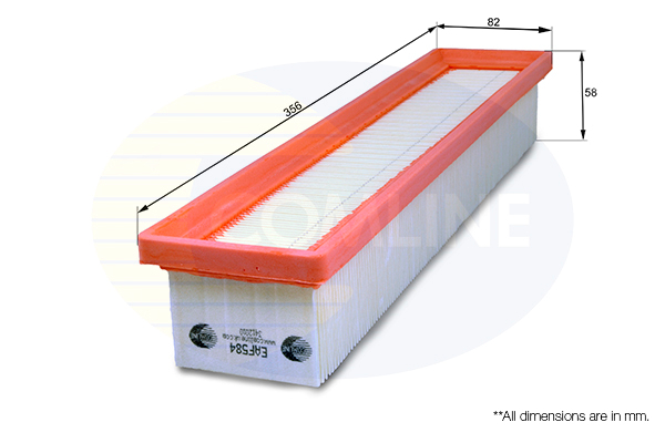 Filtru aer EAF584 COMLINE - Filtru aer/ carcasa Filtru aer EAF584 COMLINE - Filtru aer/ carcasa