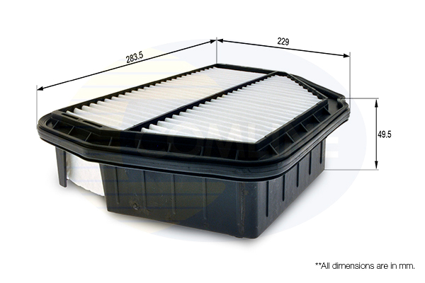 Filtru aer EAF613 COMLINE - Filtru aer/ carcasa