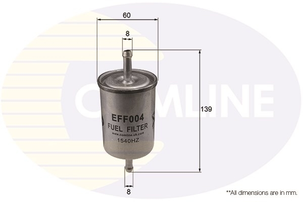filtru combustibil EFF004 COMLINE - Filtru combustibil/carcasa filtru combustibil EFF004 COMLINE - Filtru combustibil/carcasa