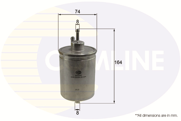 filtru combustibil EFF070 COMLINE - Filtru combustibil/carcasa filtru combustibil EFF070 COMLINE - Filtru combustibil/carcasa