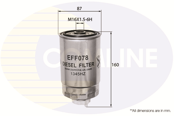 filtru combustibil EFF078 COMLINE - Filtru combustibil filtru combustibil EFF078 COMLINE - Filtru combustibil