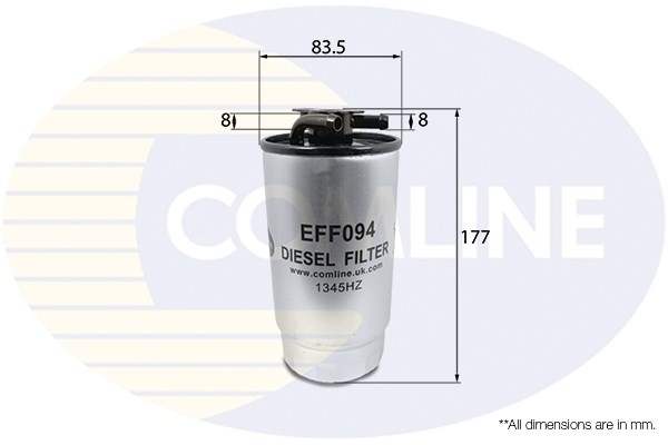 filtru combustibil EFF094 COMLINE - Filtru combustibil/carcasa filtru combustibil EFF094 COMLINE - Filtru combustibil/carcasa