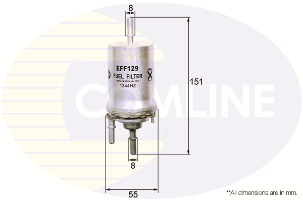 filtru combustibil EFF129 COMLINE - Filtru combustibil filtru combustibil EFF129 COMLINE - Filtru combustibil