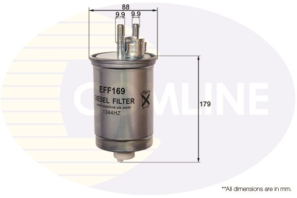 filtru combustibil EFF169 COMLINE - Filtru combustibil/carcasa filtru combustibil EFF169 COMLINE - Filtru combustibil/carcasa