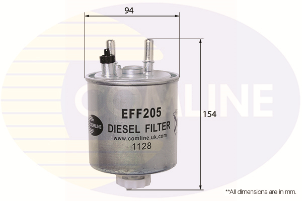 filtru combustibil EFF205 COMLINE - Filtru combustibil/carcasa filtru combustibil EFF205 COMLINE - Filtru combustibil/carcasa