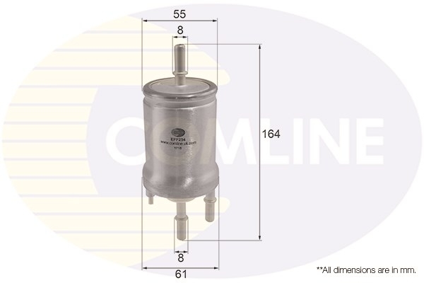 filtru combustibil EFF234 COMLINE - Filtru combustibil/carcasa filtru combustibil EFF234 COMLINE - Filtru combustibil/carcasa