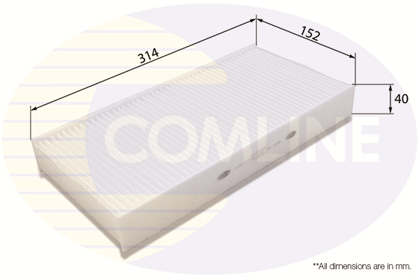 Filtru, aer habitaclu EKF109 COMLINE - Filtru aer habitaclu Filtru, aer habitaclu EKF109 COMLINE - Filtru aer habitaclu