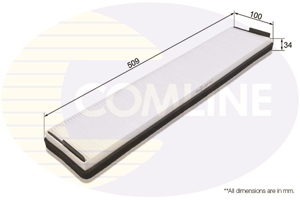 Filtru, aer habitaclu EKF129 COMLINE - Filtru aer habitaclu