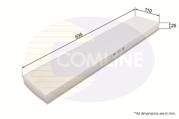Filtru, aer habitaclu EKF131 COMLINE - Filtru aer habitaclu