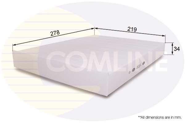 Filtru, aer habitaclu EKF163 COMLINE - Filtru aer habitaclu Filtru, aer habitaclu EKF163 COMLINE - Filtru aer habitaclu