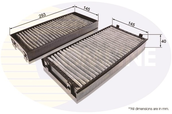 Filtru, aer habitaclu EKF171A COMLINE - Filtru aer habitaclu