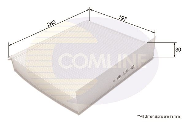Filtru, aer habitaclu EKF215 COMLINE - Filtru aer habitaclu Filtru, aer habitaclu EKF215 COMLINE - Filtru aer habitaclu